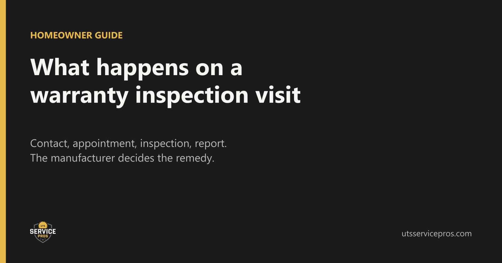 What Happens on a Door or Window Warranty Inspection Visit