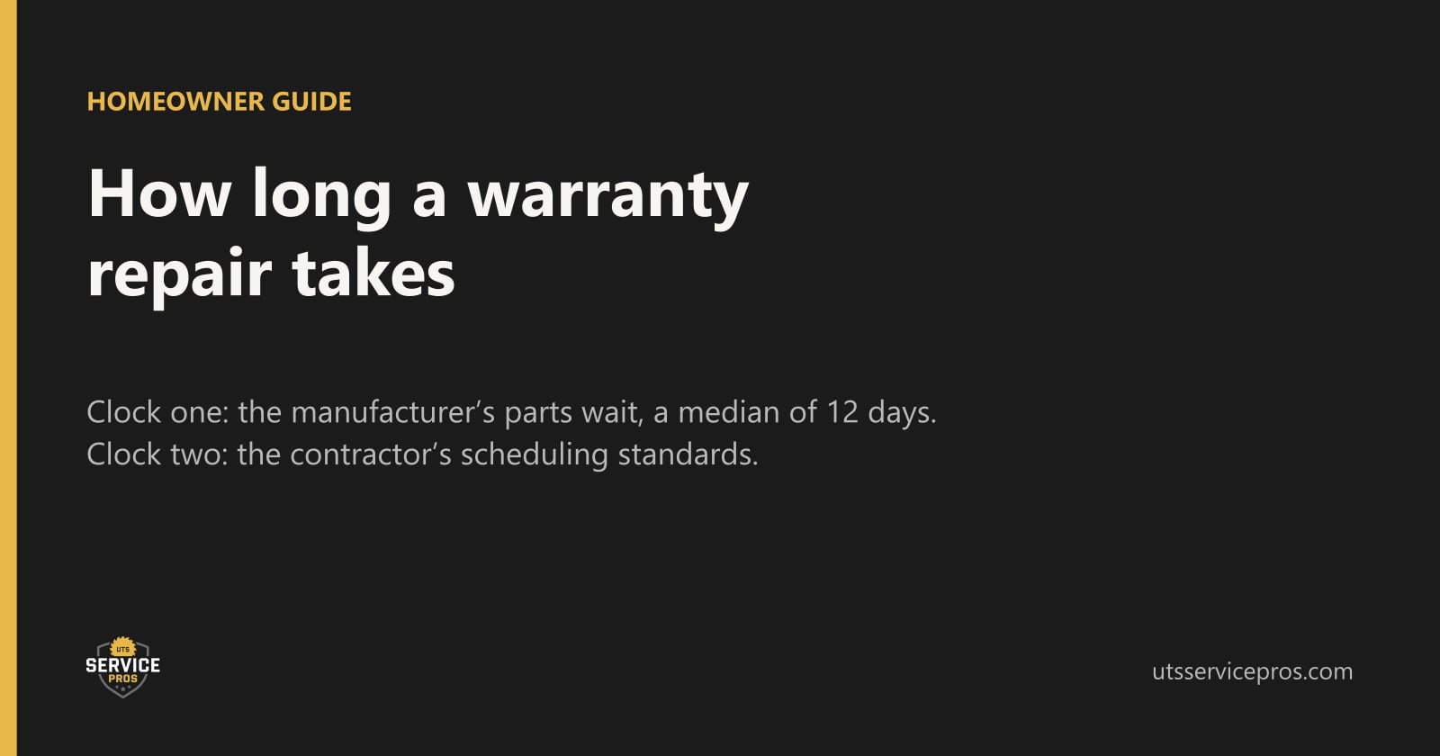 How Long Does a Window or Door Warranty Repair Take? The Parts Wait and the Service Time